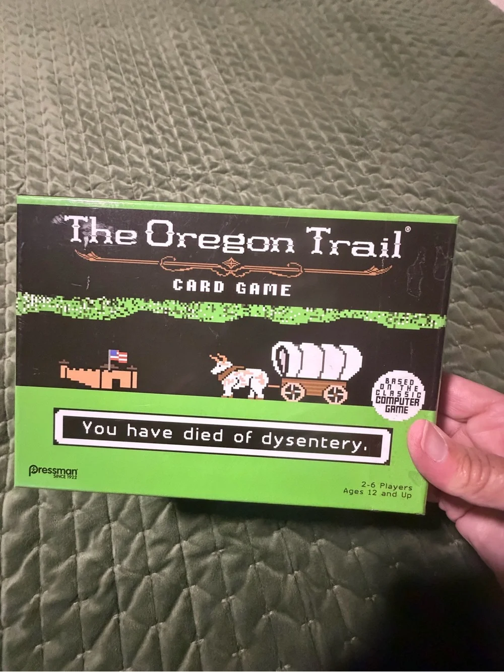The Oregon Trail Card Game New Open Box